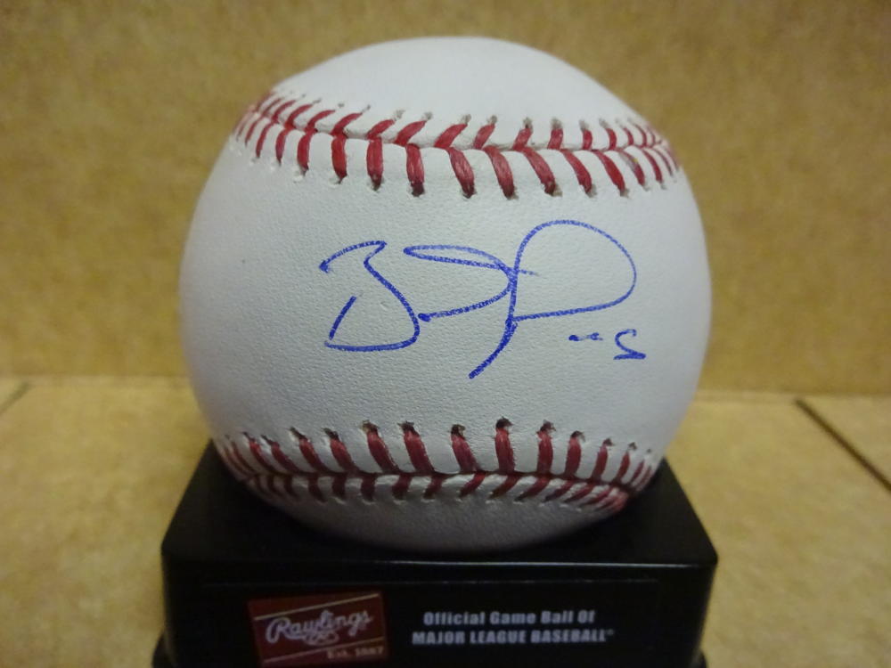 BRETT PILL GIANTS/JAPAN SIGNED M.L. BASEBALL W/COA