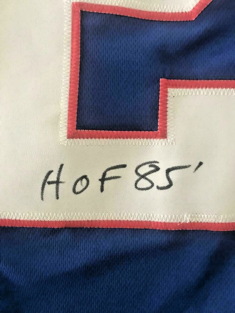 O.J. SIMPSON BUFFALO SIGNED AUTOGRAPHED XL CUSTOM JERSEY INSCRIBED HOF 85 JSA  I