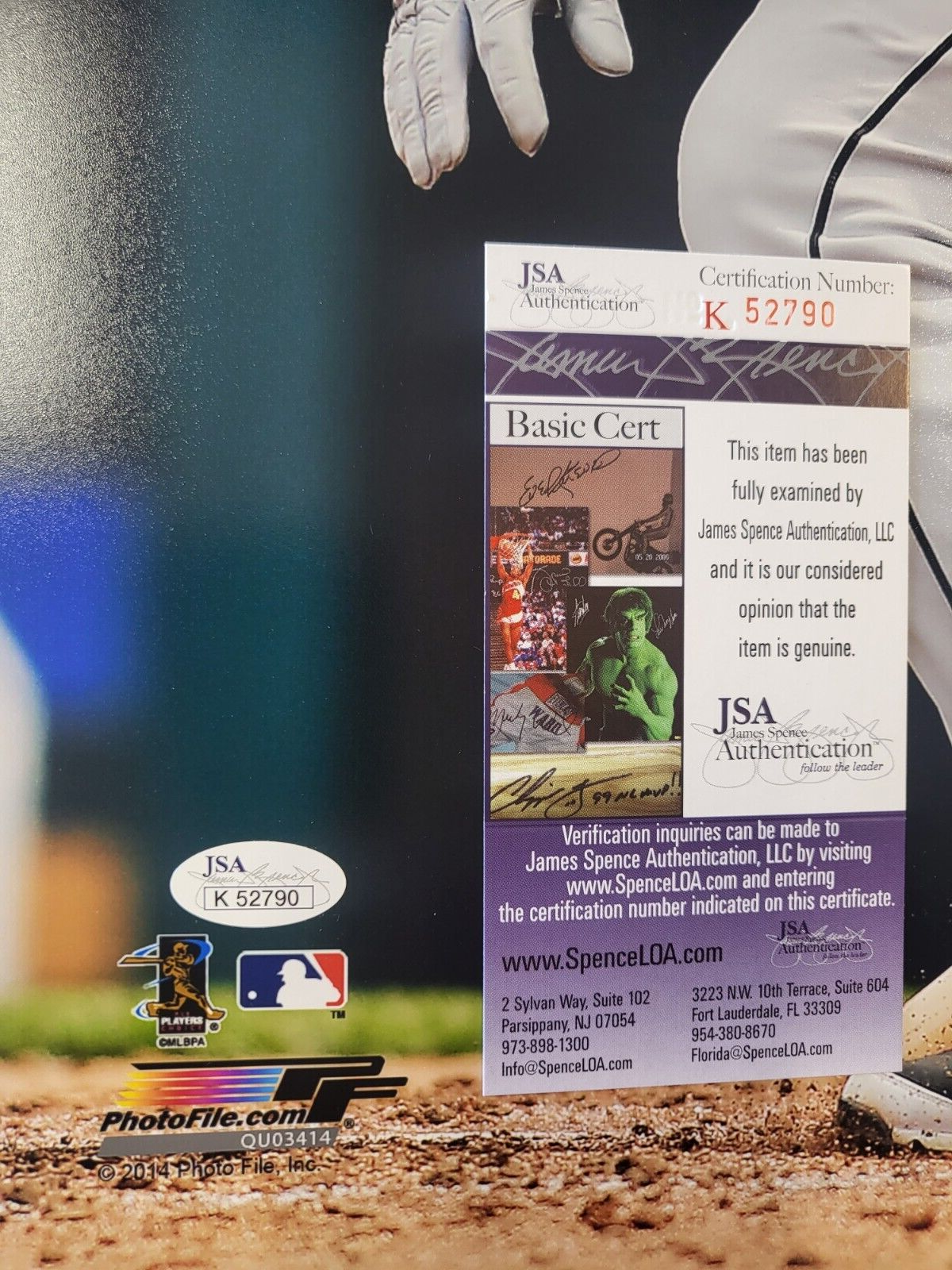 JOSE ABREU CHICAGO WHITE SOX SIGNED AUTOGRAPHED 16X20 PHOTO JSA COA