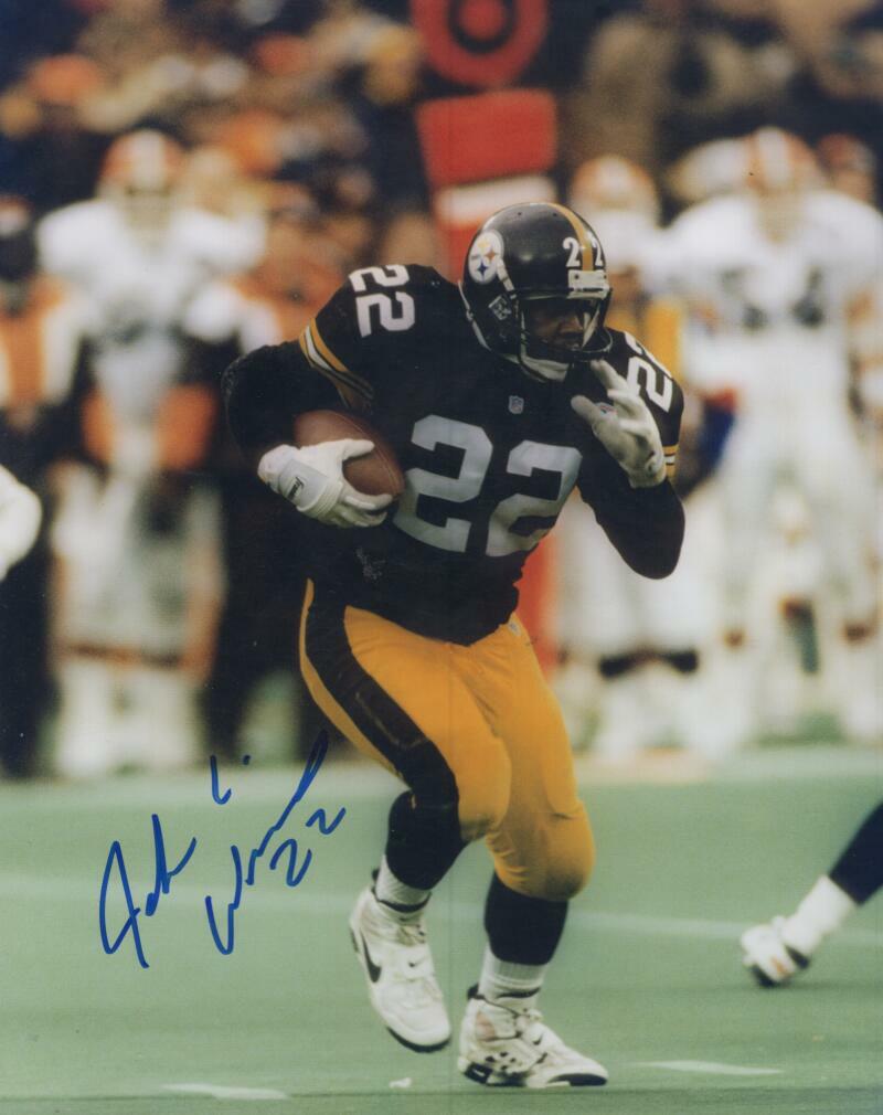 JOHN L WILLIAMS  PITTSBURGH STEELERS SIGNED AUTOGRAPHED 8X10 PHOTO W/ COA
