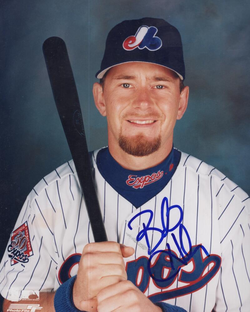 BOB HENLEY MONTREAL EXPOS SIGNED AUTOGRAPHED 8X10 PHOTO W/ COA