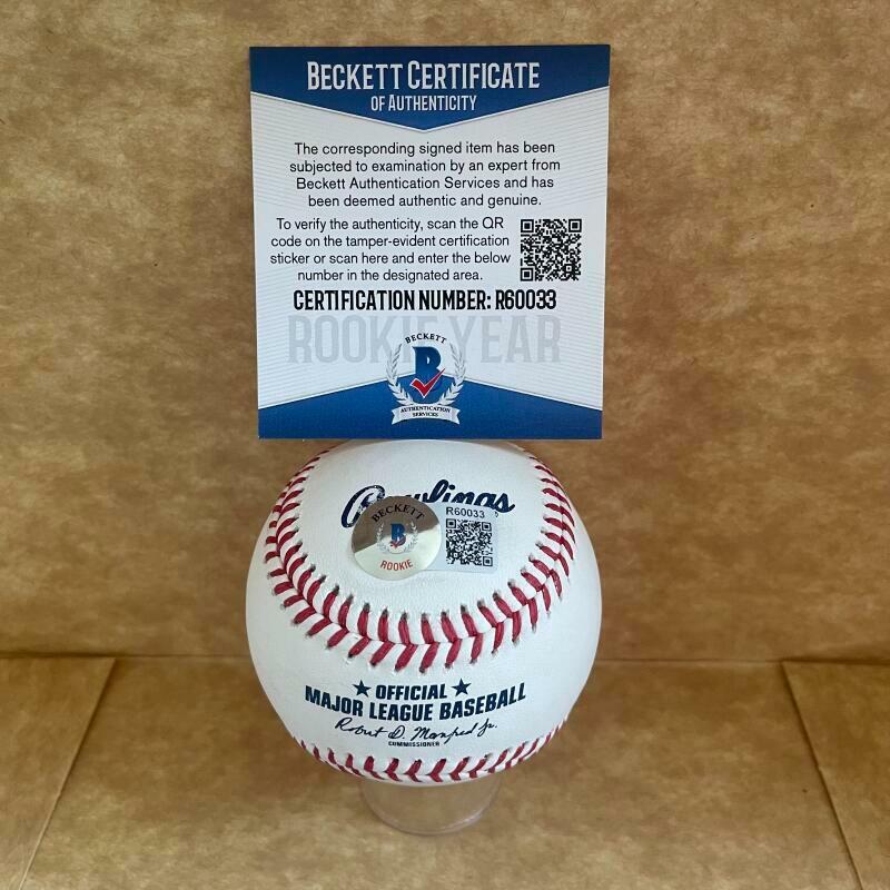 RINKU SINGH ROOKIE VEER MAHAAN WWE/ PITTSBURGH PRATES SIGNED AUTO M.L. BASEBALL 
