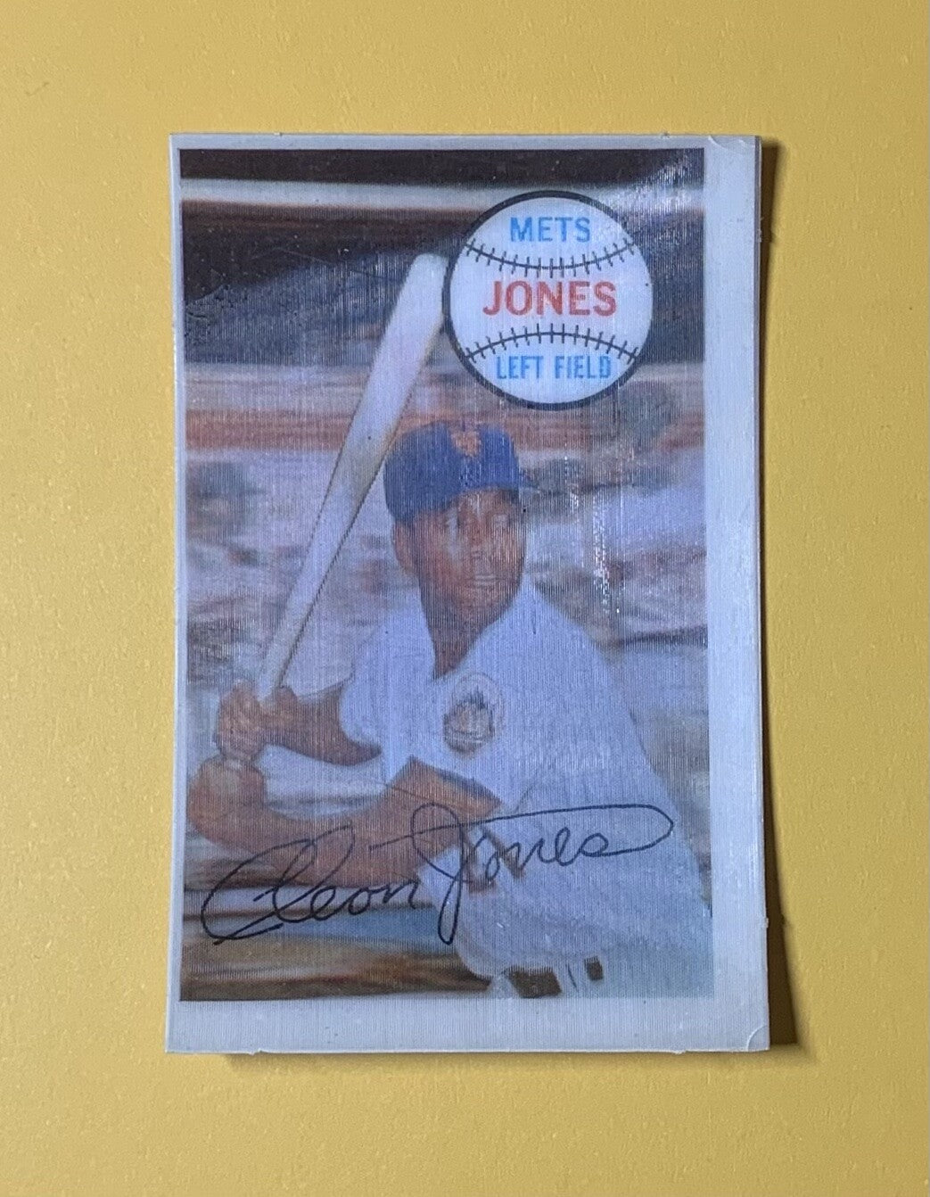 1970 KELLOGGS 3-D SUPERSTARS CLEON JONES #3 METS 