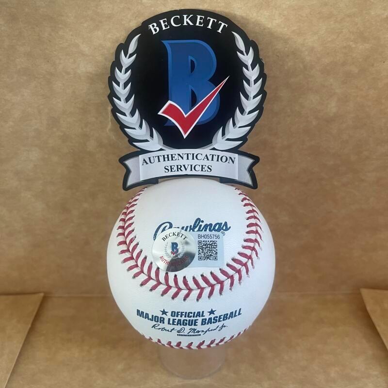 LARRY DEMERY PITTSBURGH PIRATES SIGNED AUTO M.L. BASEBALL BAS AUTHENTICATED