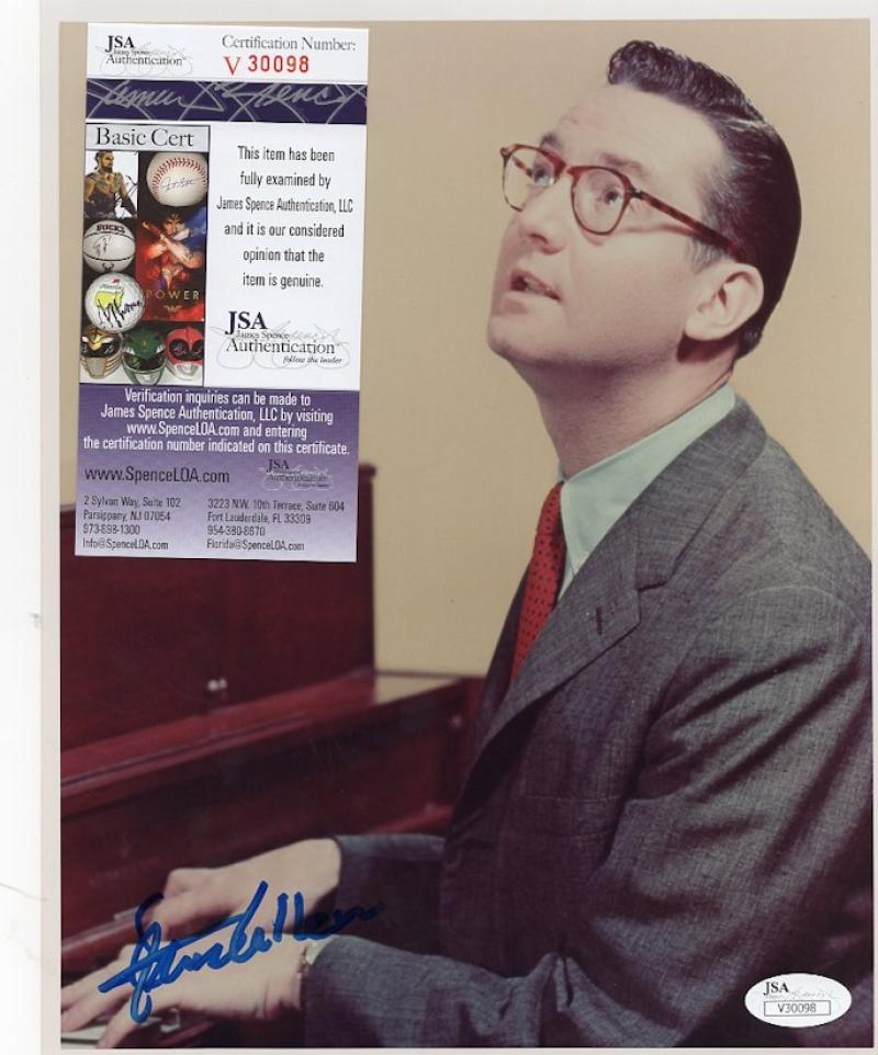STEVE ALLEN SIGNED IN PERSON DECEASED 2000 SIGNED AUTO 8X10 PHOTO JSA 30098
