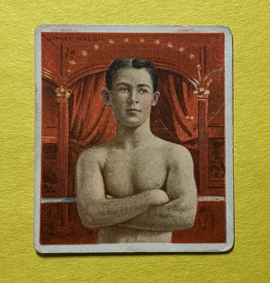 1910 T-218 CHAMPIONS JIMMY WALSH BOXING CARD