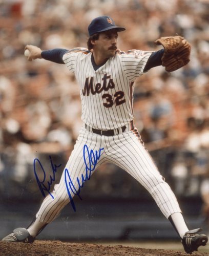 RICK ANDERSON NEW YORK METS SIGNED 8X10 PHOTO W/COA