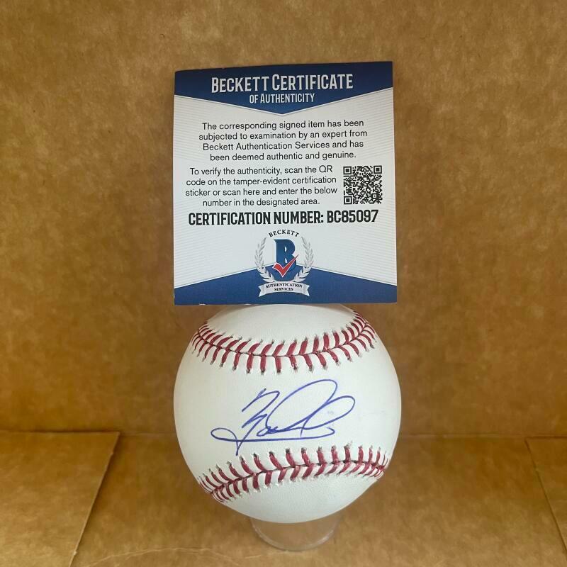 ZACK COLLINS CHICAGO WHITE SOX SIGNED AUTO M.L. BASEBALL  BAS BC85097