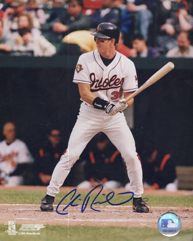 CHRIS RICHARD ORIOLES SIGNED AUTOGRAPHED 8X10 PHOTO W/ COA