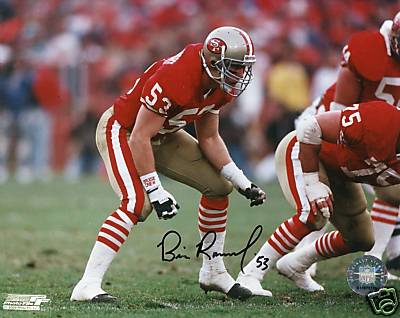 BILL ROMANOWSKI  SAN FRANCISCO 49ERS W/COA  SIGNED 8X10