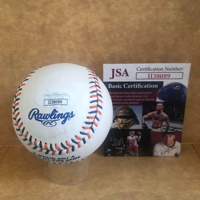 TORII HUNTER MINNESOTA TWINS SIGNED AUTOGRAPHED 2013 ALL STAR BASEBALL  JSA 1138