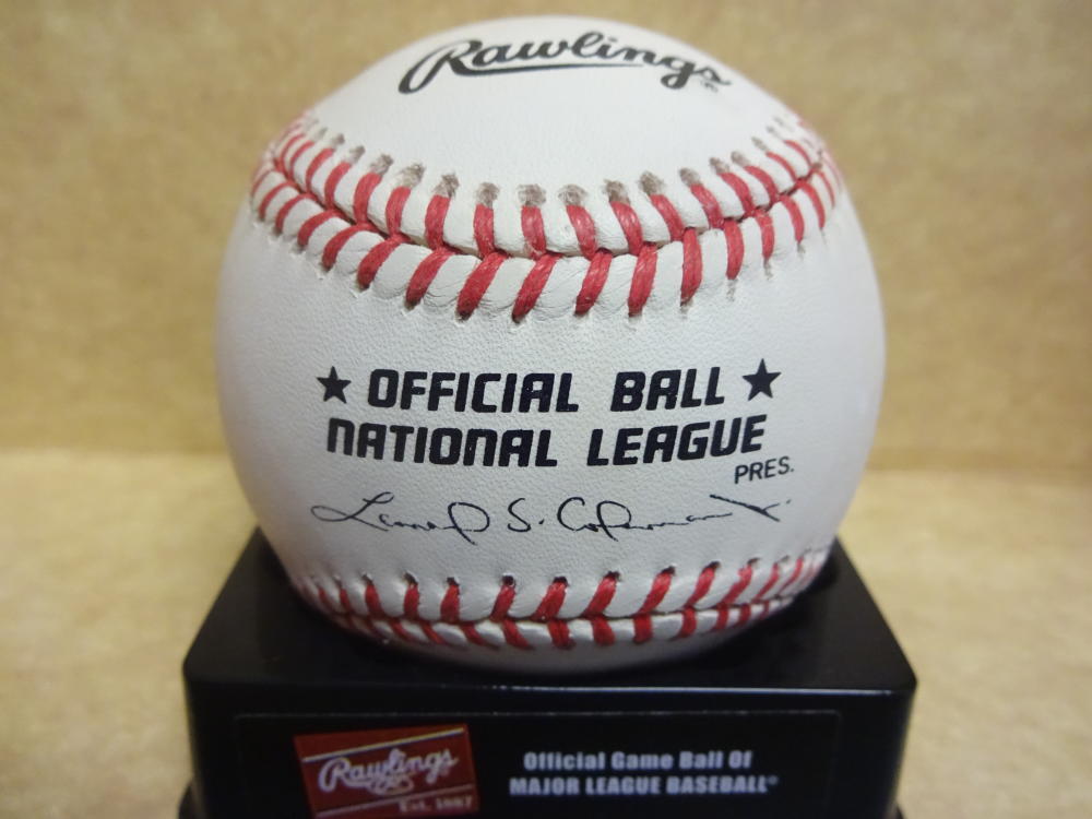 LOU LUCCA CARDINALS/MARLINS SIGNED N.L. BASEBALL W/COA