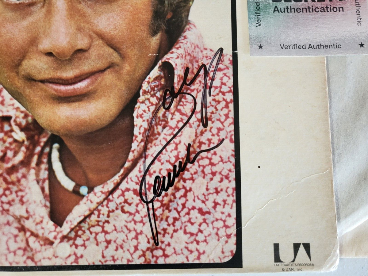 PAUL ANKA MUSIC LEGEND SIGNED AUTOGRAPHED VINYL RECORD ALBUM BECKETT AUTHENTIC