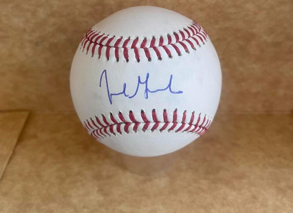 JORDAN GROSHANS MIAMI MARLINS  SIGNED AUTOGRAPHED M.L. BASEBALL BECKETT AUTH