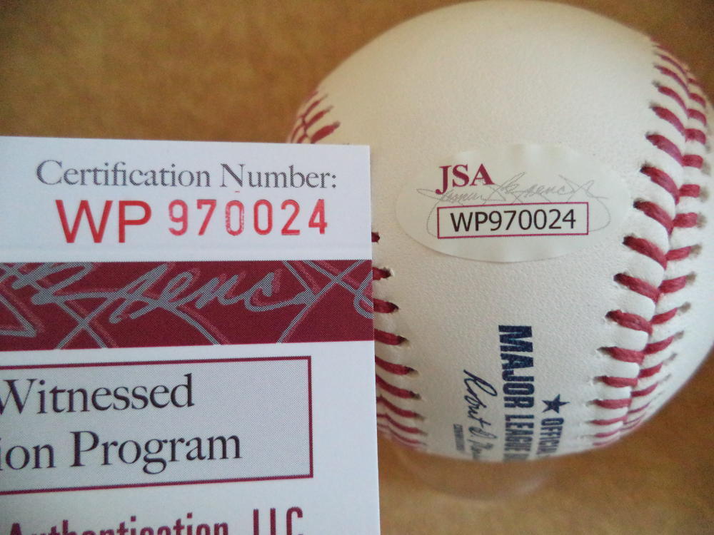 FRANCISCO MEJIA CLEVELAND INDIANS SIGNED AUTO M.L. BASEBALL JSA WP970024
