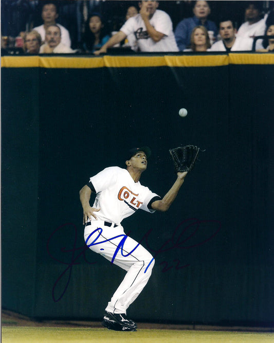 JUSTIN MAXWELL HOUSTON COLTS 45'S SIGNED AUTOGRAPHED 8X10 PHOTO W/COA