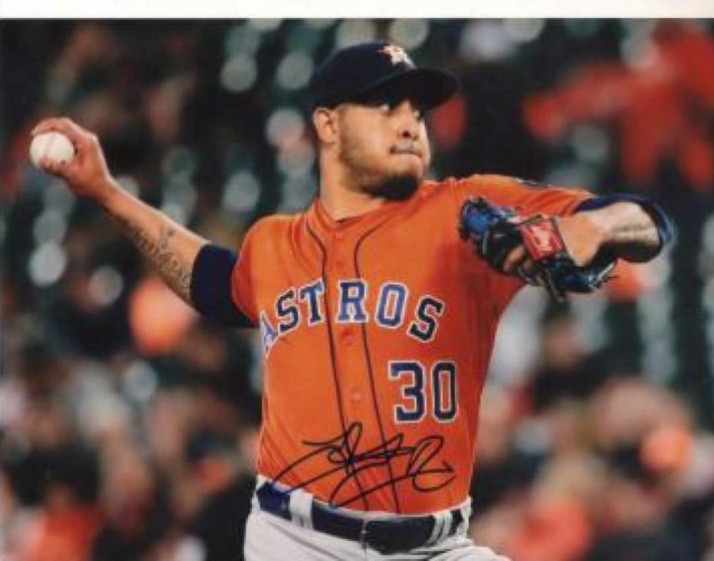 HECTOR RONDON HOUSTON ASTROS SIGNED AUTOGRAPHED 8X10 W/COA