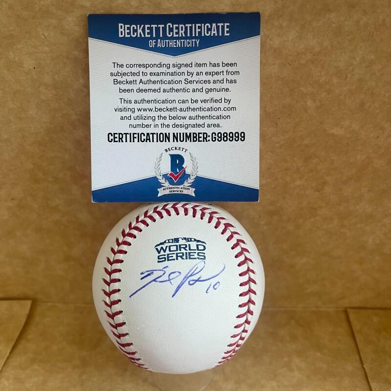 DAVID PRICE BOSTON RED SOX SIGNED AUTO 2018 WORLD SERIES BASEBALL BAS G98999