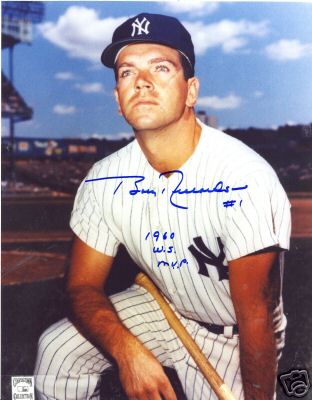 BOBBY  RICHARDSON NY  YANKEES 60 MVP    SIGNED  8X10