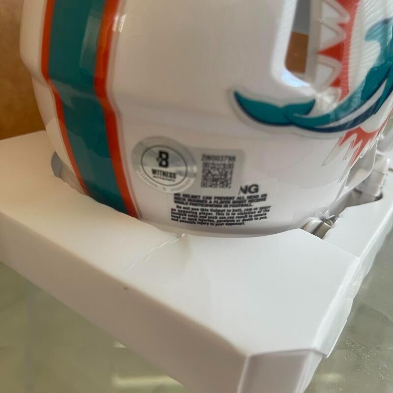 ODELL BECKHAM JR. DOLPHINS SIGNED AUTOGRAPHED SPEED MINI HELMET BECKETT 