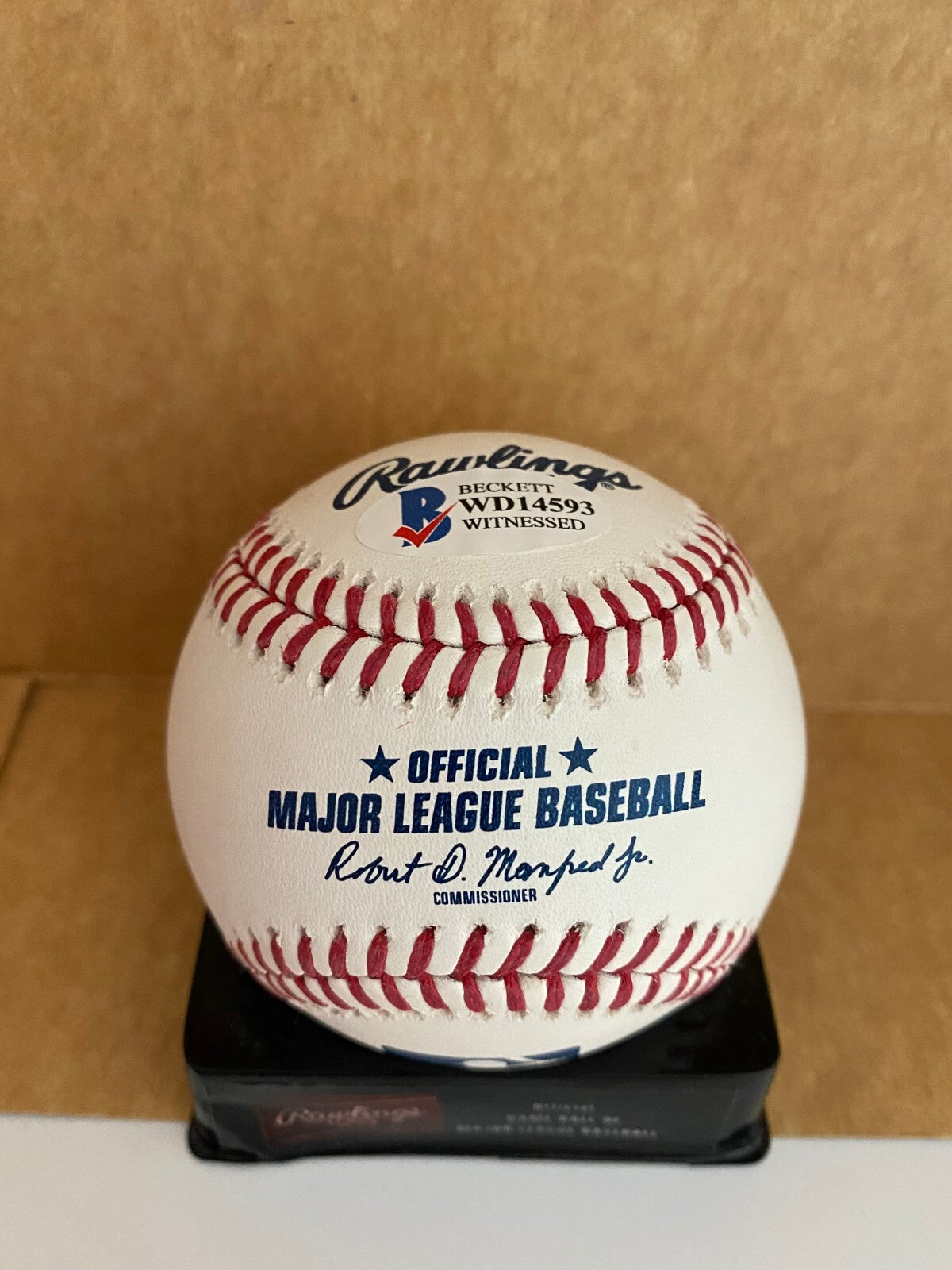LUIS ROBERT CHICAGO WHITE SOX SIGNED AUTOGRAPHED M.L. BASEBALL BAS BECKETT *
