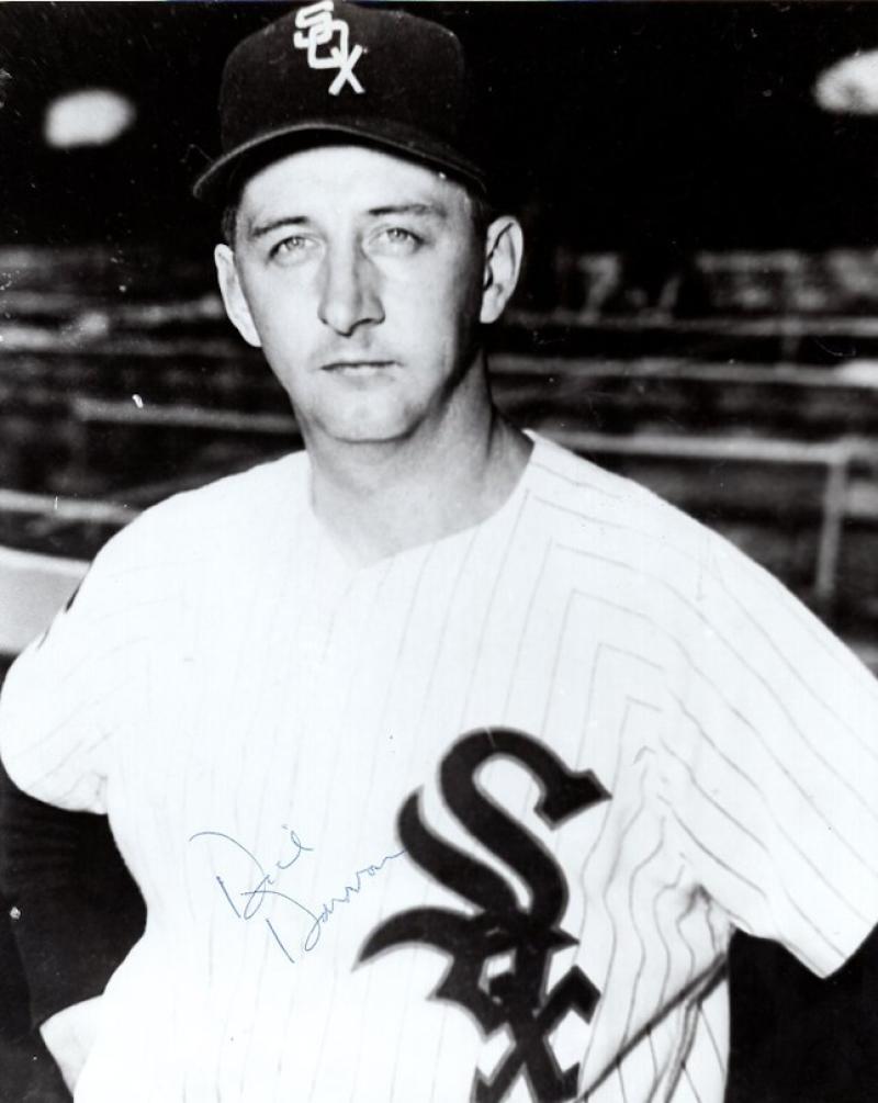 DICK DONOVAN CHICAGO WHITE SOX  SIGNED AUTOGRAPHED 8X10 PHOTO W/COA
