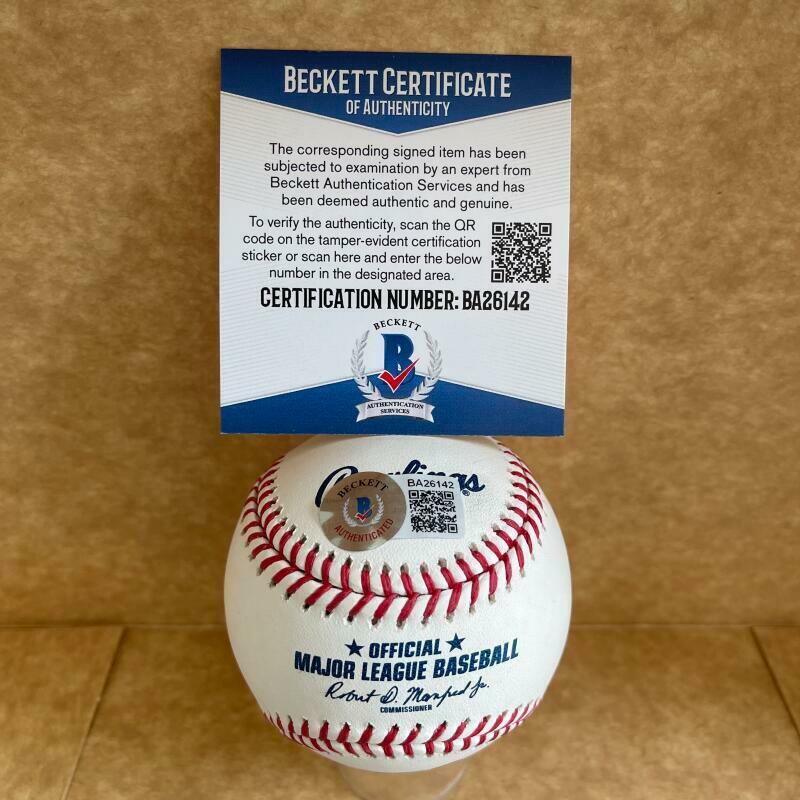 SAM MCDOWELL 6X A.S. SIGNED AUTOGRAPHED M.L. BASEBALL BAS BA26142