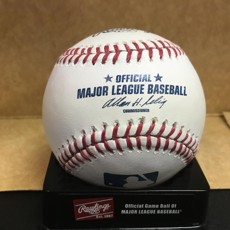 JAKE THOMPSON PHILADELPHIA PHILLIES M.L. SIGNED BASEBALL W/COA