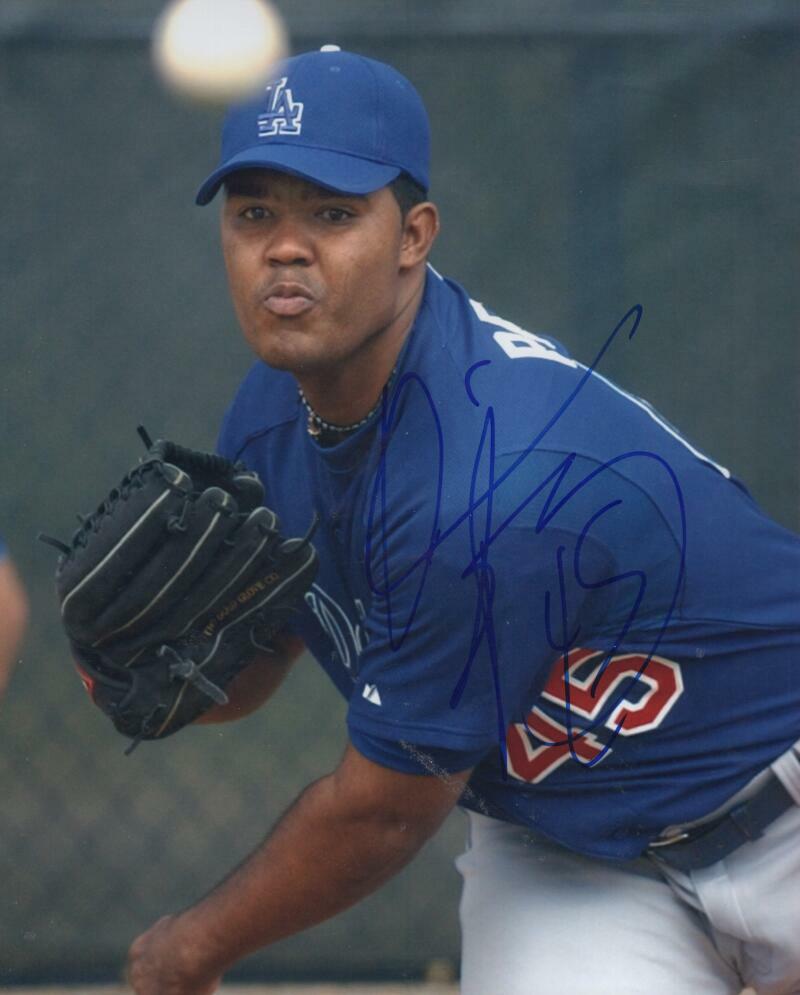 ODALIS PEREZ LOS ANGELES DODGERS SIGNED AUTOGRAPHED 8X10 PHOTO W/ COA
