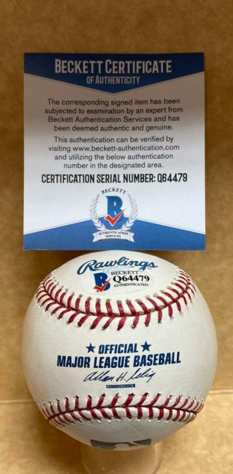 TEX CLEVENGER 54 RED SOX SIGNED AUTOGRAPHED M.L. BASEBALL BECKETT Q64479
