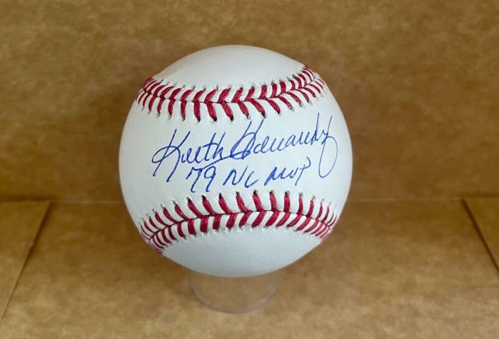KEITH HERNANDEZ CARDINALS 79 NL MVP SIGNED AUTOGRAPHED ML BASEBALL JSA UU19998