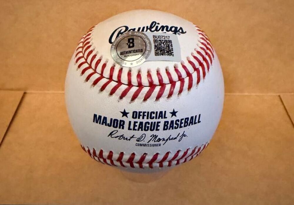 BILL MAZEROSKI  PITTSBURGH PIRATES 8XGG SIGNED AUTO M.L. BASEBALL BECKETT AUTH