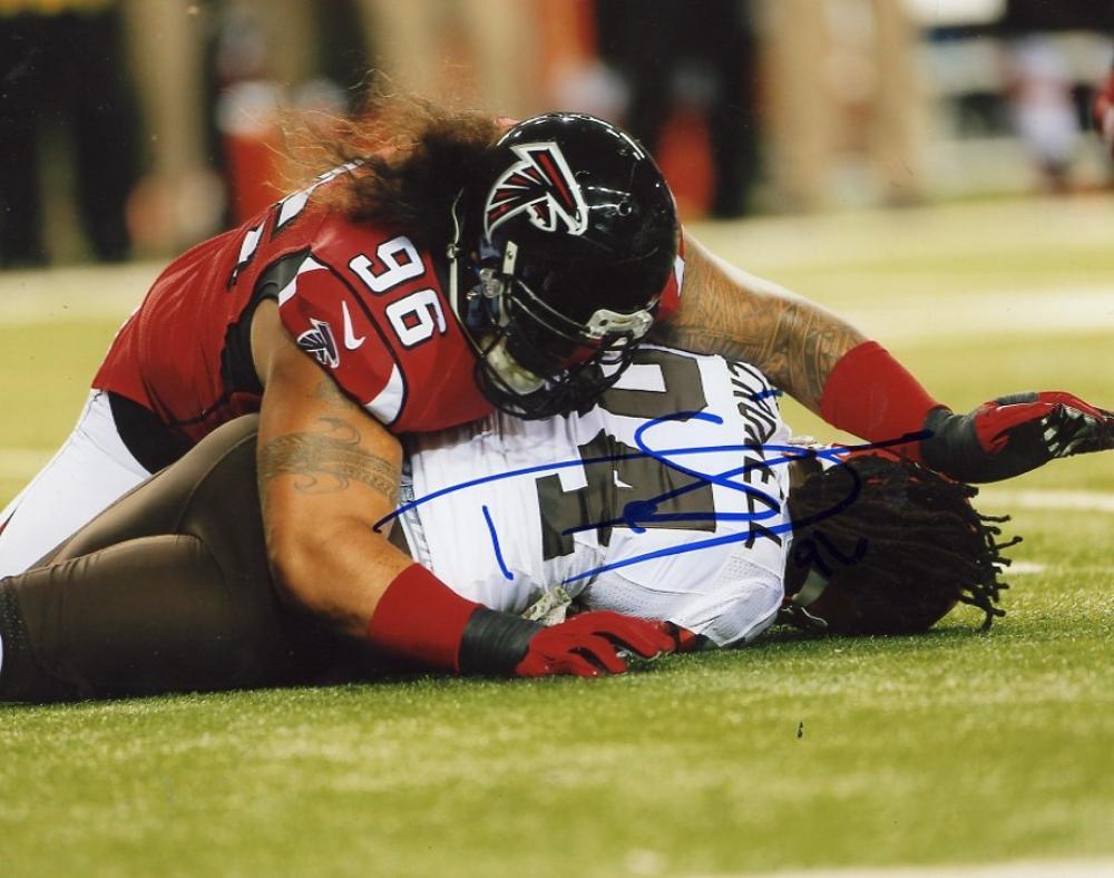 PAUL  SOLAI  ATLANTA  FALCONS    SIGNED  AUTO  8X10   W/ COA