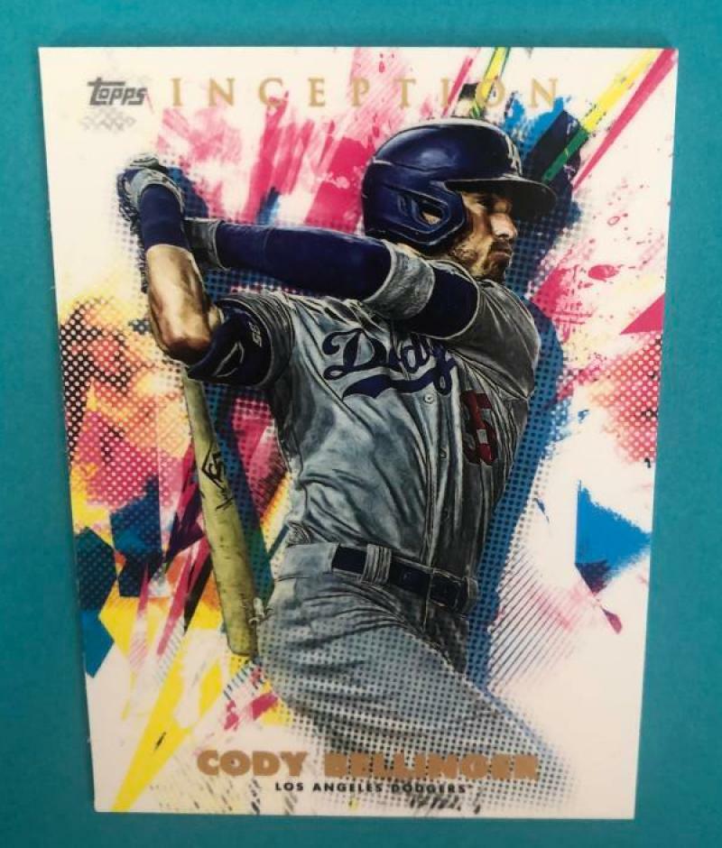 2020 TOPPS INCEPTION CODY BELLINGER DODGERS SAME #34 