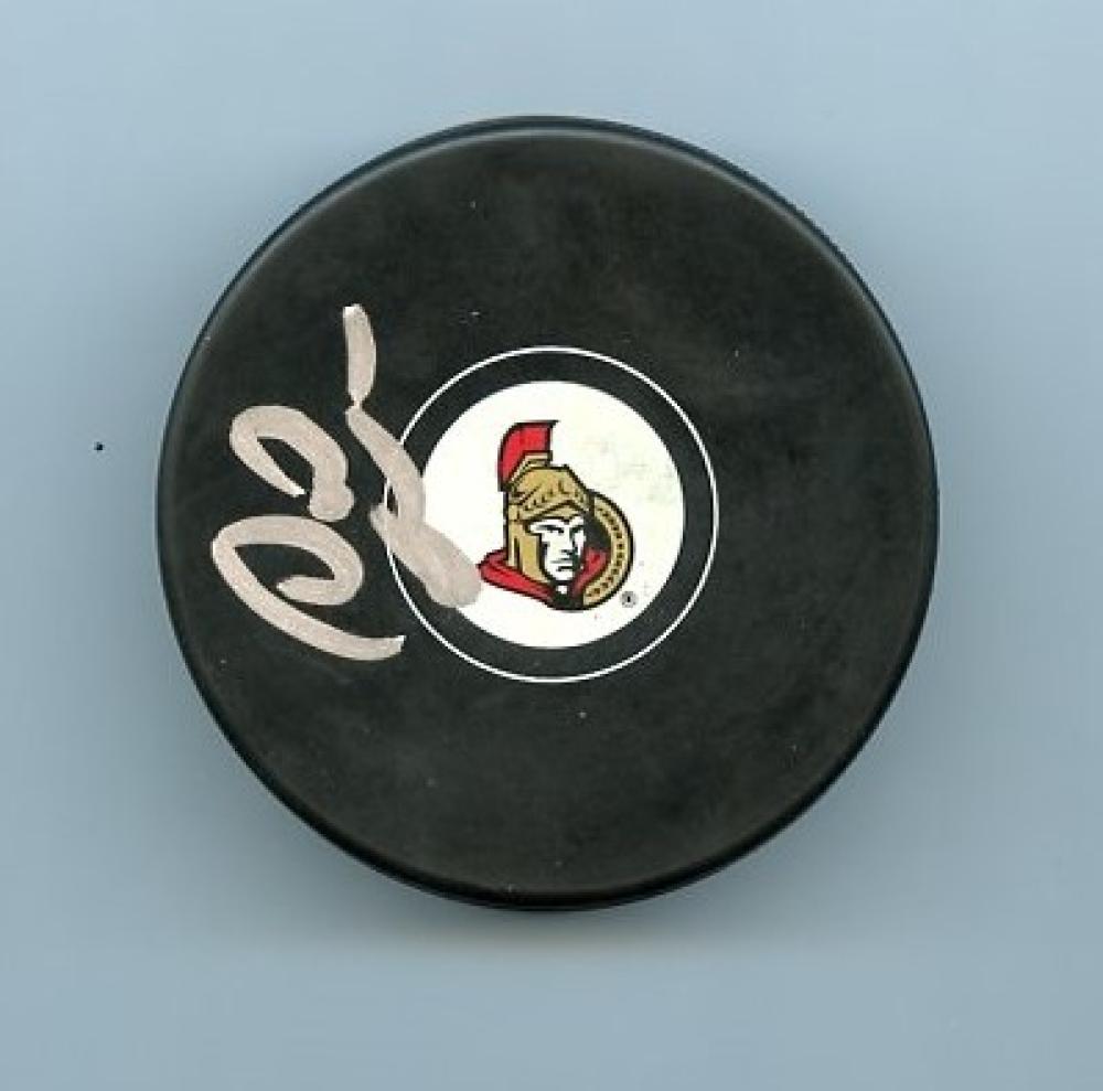 DAVE CAMERON COACH  SENATORS SIGNED HOCKEY PUCK W/ COA
