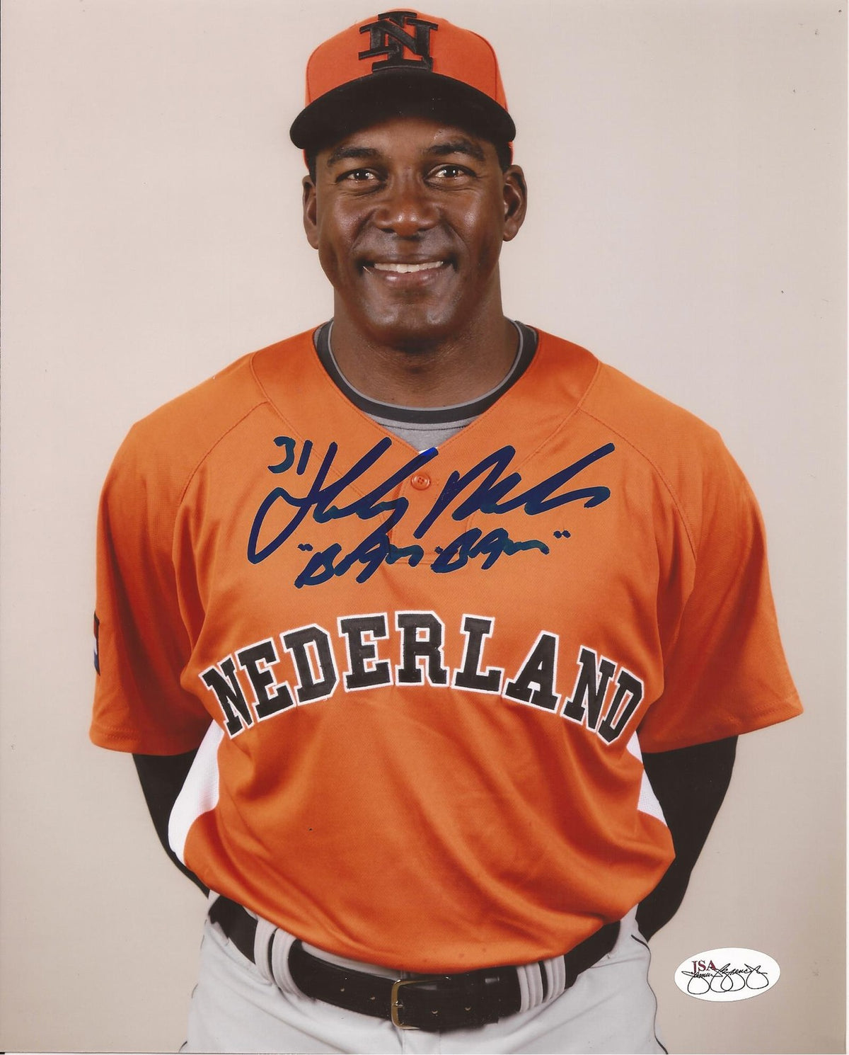 HENSLEY MEULENS NETHERLANDS WBC SIGNED AUTOGRAPHED 8X10 PHOTO JSA SOA AUTHENTIC 