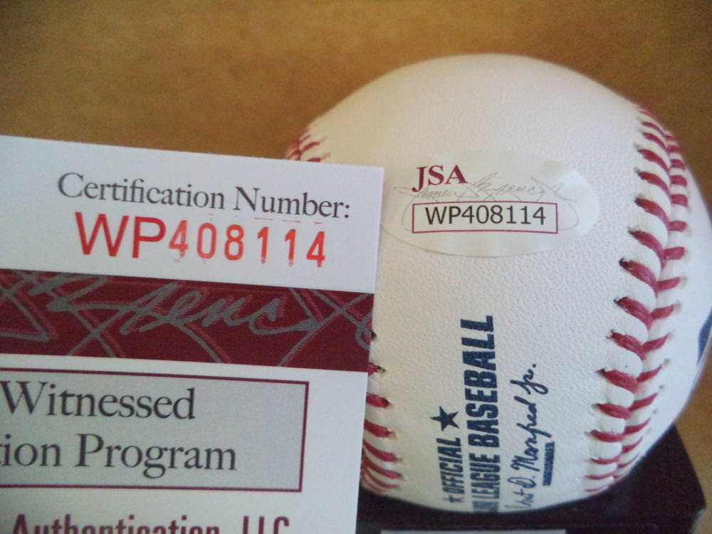 ROBERT GSELLMAN NEW YORK METS SIGNED AUTOGRAPHED ML BASEBALL JSA WP408114