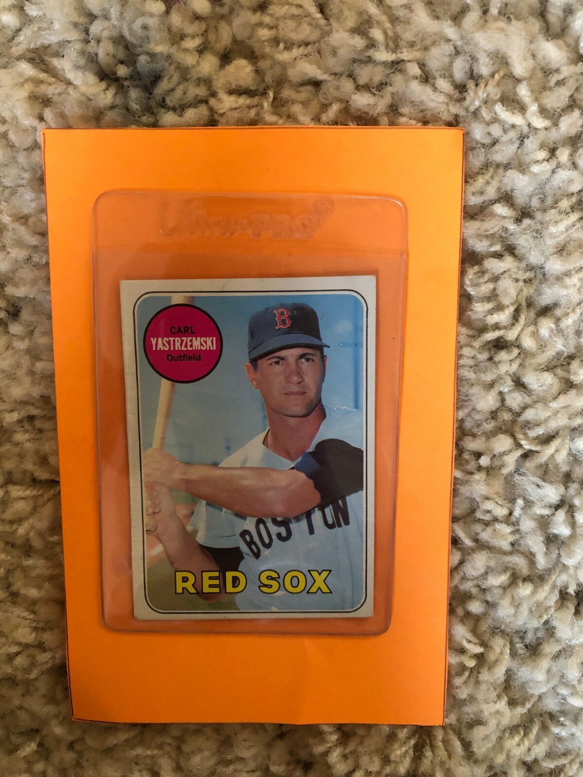 1969 TOPPS CARL YASTRZEMSKI #130 BOSTON RED SOX 