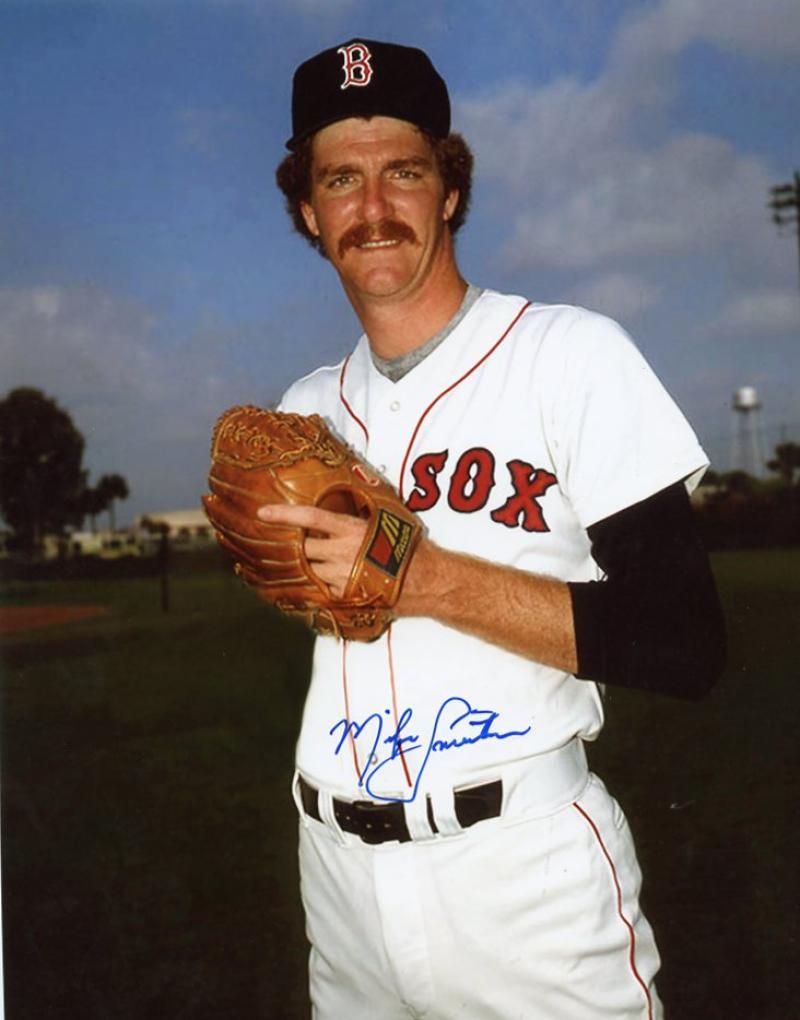  MIKE SMITHSON BOSTON RED SOX SIGNED AUTOGRAPHED 8X10 PHOTO