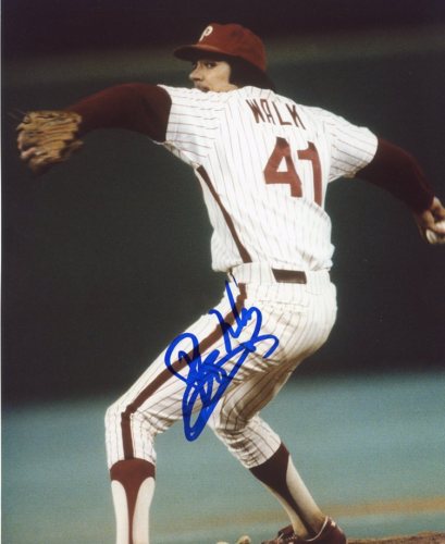BOB WALK PHILADELPHIA PHILLIES SIGNED 8X10 PHOTO W/COA