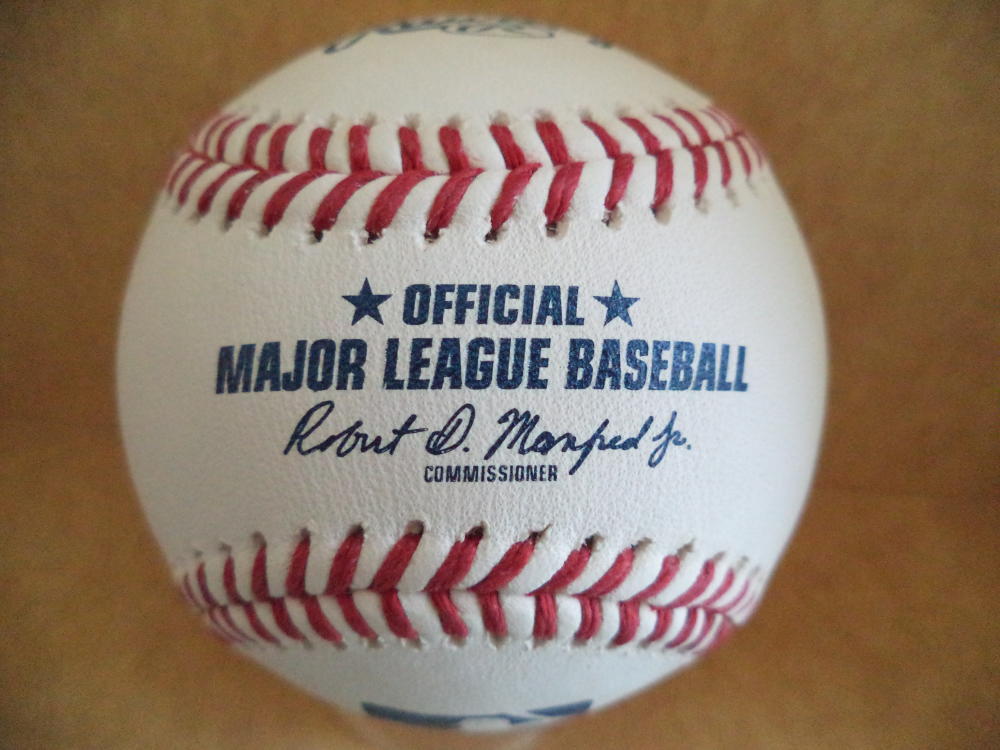 DAVID THOMPSON NEW YORK METS SIGNED AUTOGRAPHED M.L. BASEBALL W/COA 