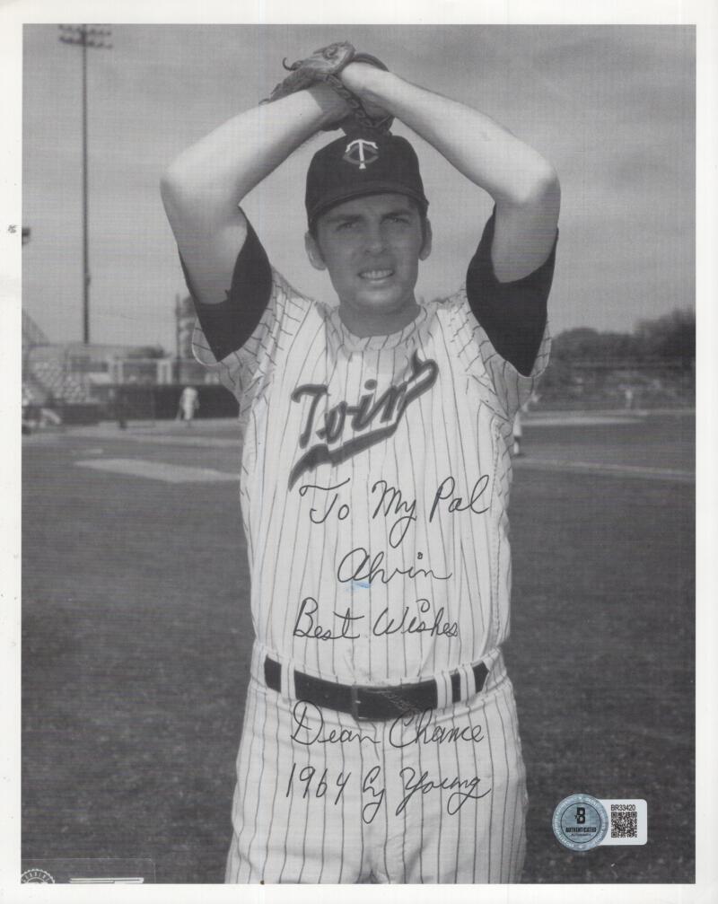 DEAN CHANCE TWINS SIGNED AUTOGRAPHED 8X10 PHOTO PERSONALIZED BECKETT BR33420