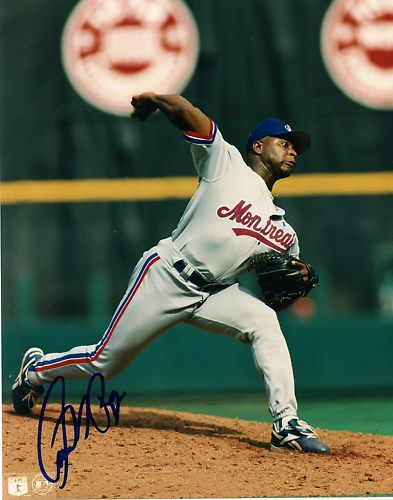 MEL ROJAS  MONTREAL  EXPOS    SIGNED 8X10 PHOTO