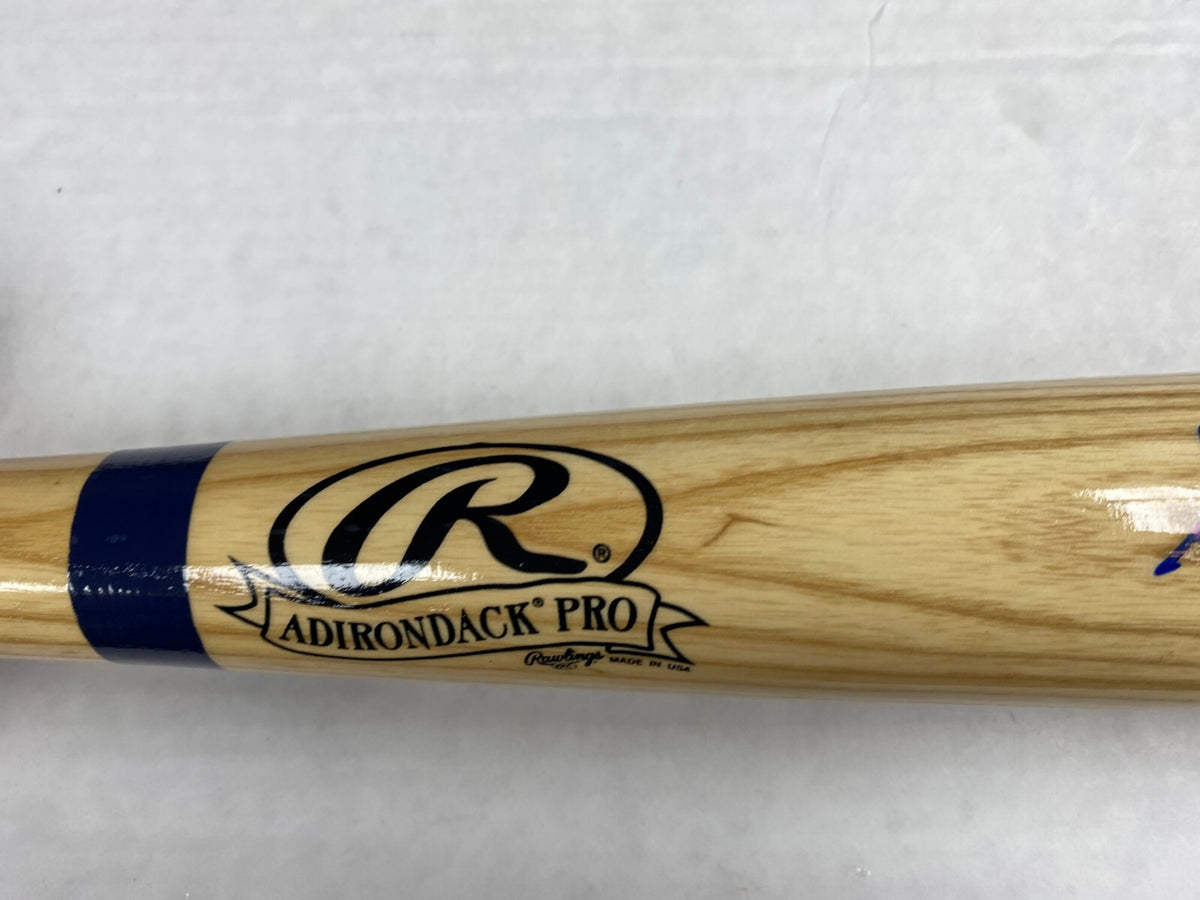 ANDRELTON SIMMONS BRAVES ANGELS CUBS SIGNED AUTOGRAPH RAWLINGS BLONDE BAT COA *