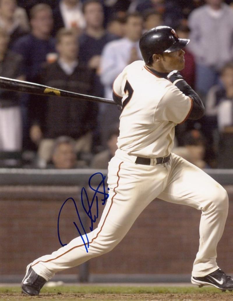 PEDRO FELIZ SAN FRANCISCO GIANTS ACTION SIGNED  8X10 PHOTO W/COA