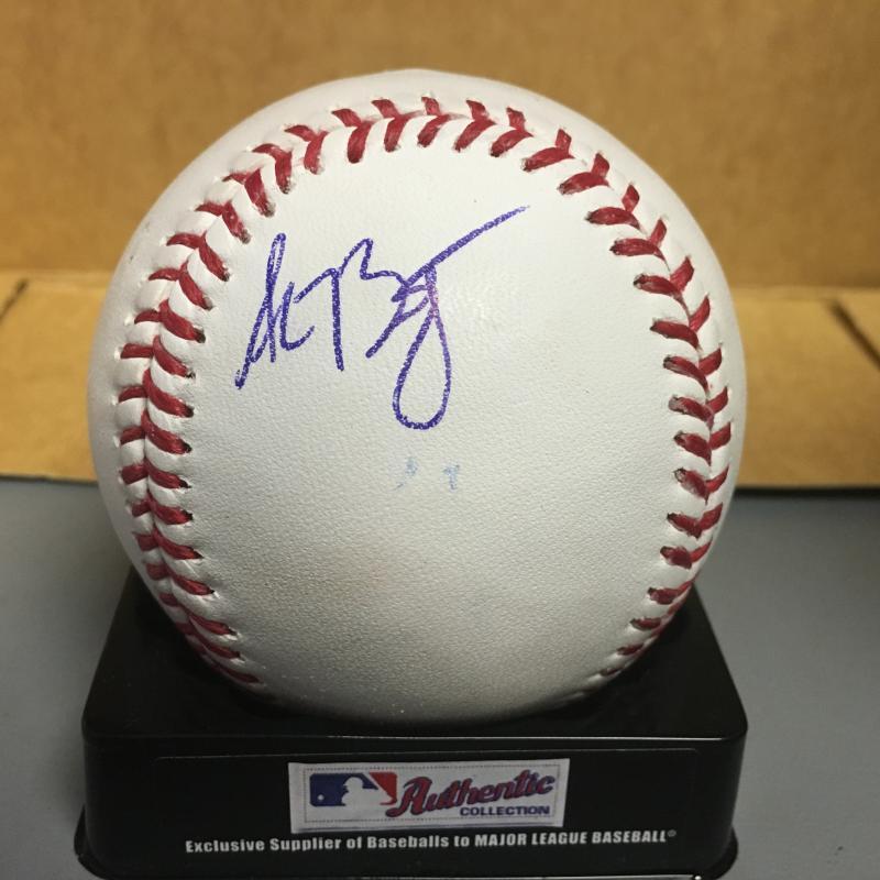 MARK ZAGUNIS CHICAGO CUBS M.L. SIGNED BASEBALL W/COA