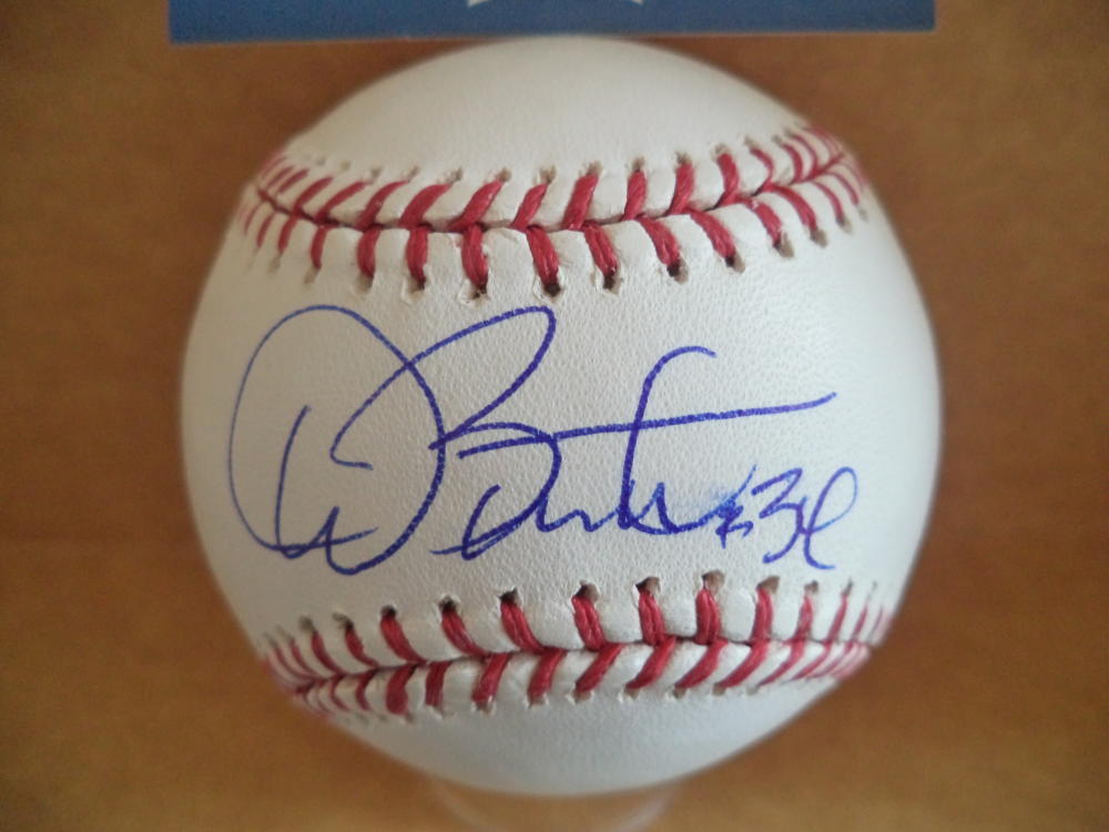 DAVE STEWART DODGERS/A'S SIGNED AUTOGRAPHED M.L. BASEBALL BECKETT E33290