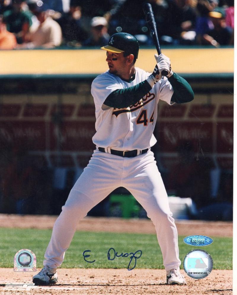 ERUBIEL DURAZO OAKLAND A'S MLB HOLO. SIGNED AUTOGRAPHED 8X10 PHOTO W/COA