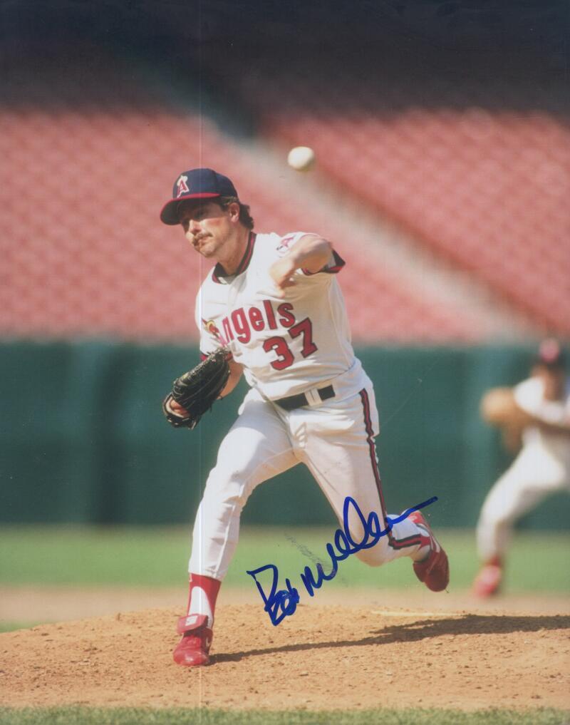 BOB MCCLURE ANGELS SIGNED AUTOGRAPHED 8X10 PHOTO W/ COA