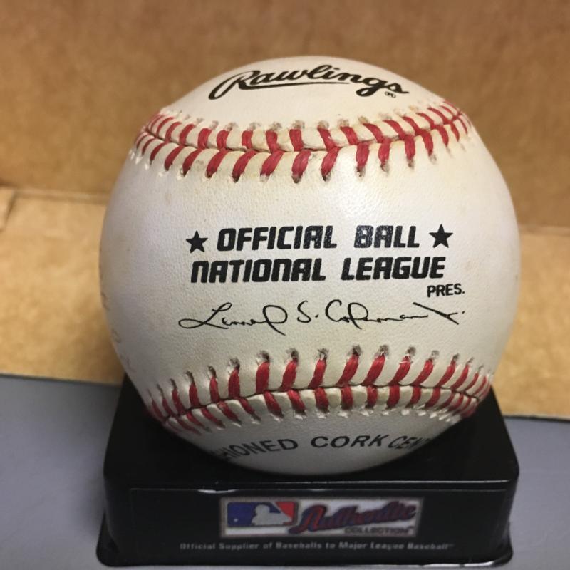 RAFAEL AVILA SENIOR SCOUT/TOMMY LASORDA DODGERS RARE N.L. SIGNED BASEBALL W/COA
